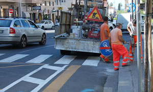 Pista under construction via Sonnino Cagliari